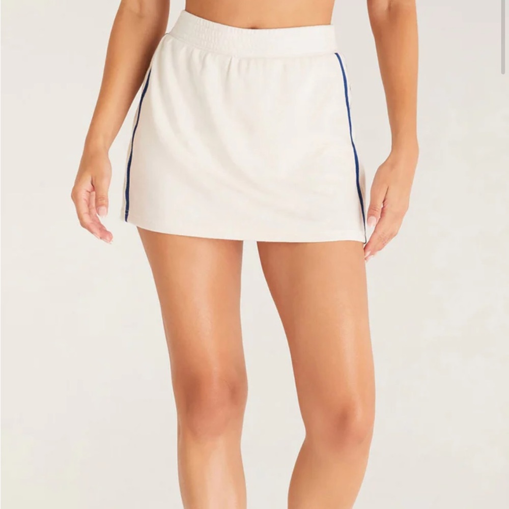 NWT z supply weekend Terry skirt